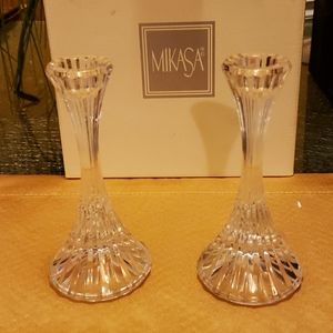 Glass Candle holders